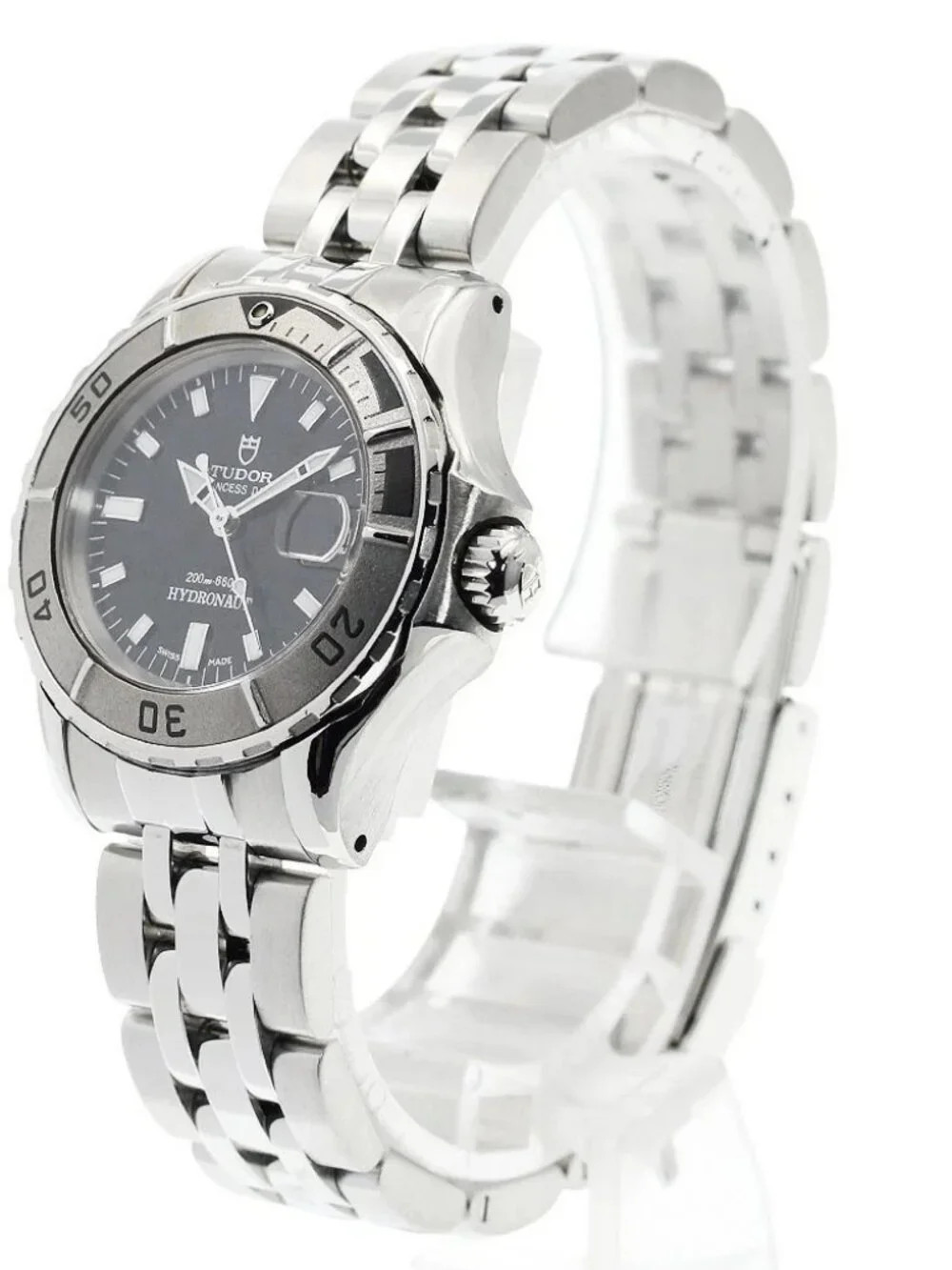 TUDOR Princess Date Hydro Note 99090 Date black Dial Automatic Ladies_